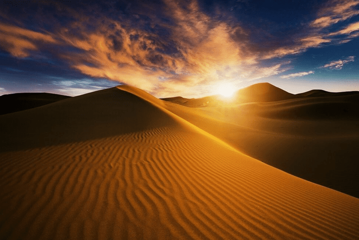 sunset camel trek merzouga
