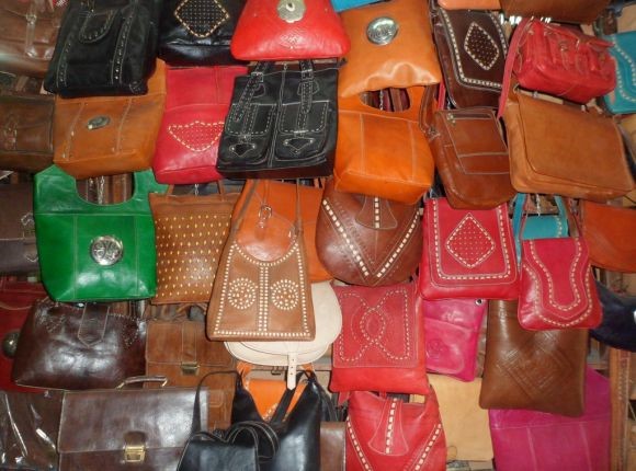 Moroccan Leather bags