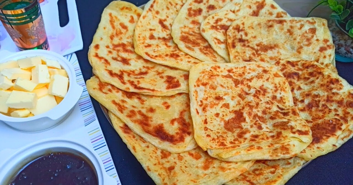 msemen moroccan layered flatbread